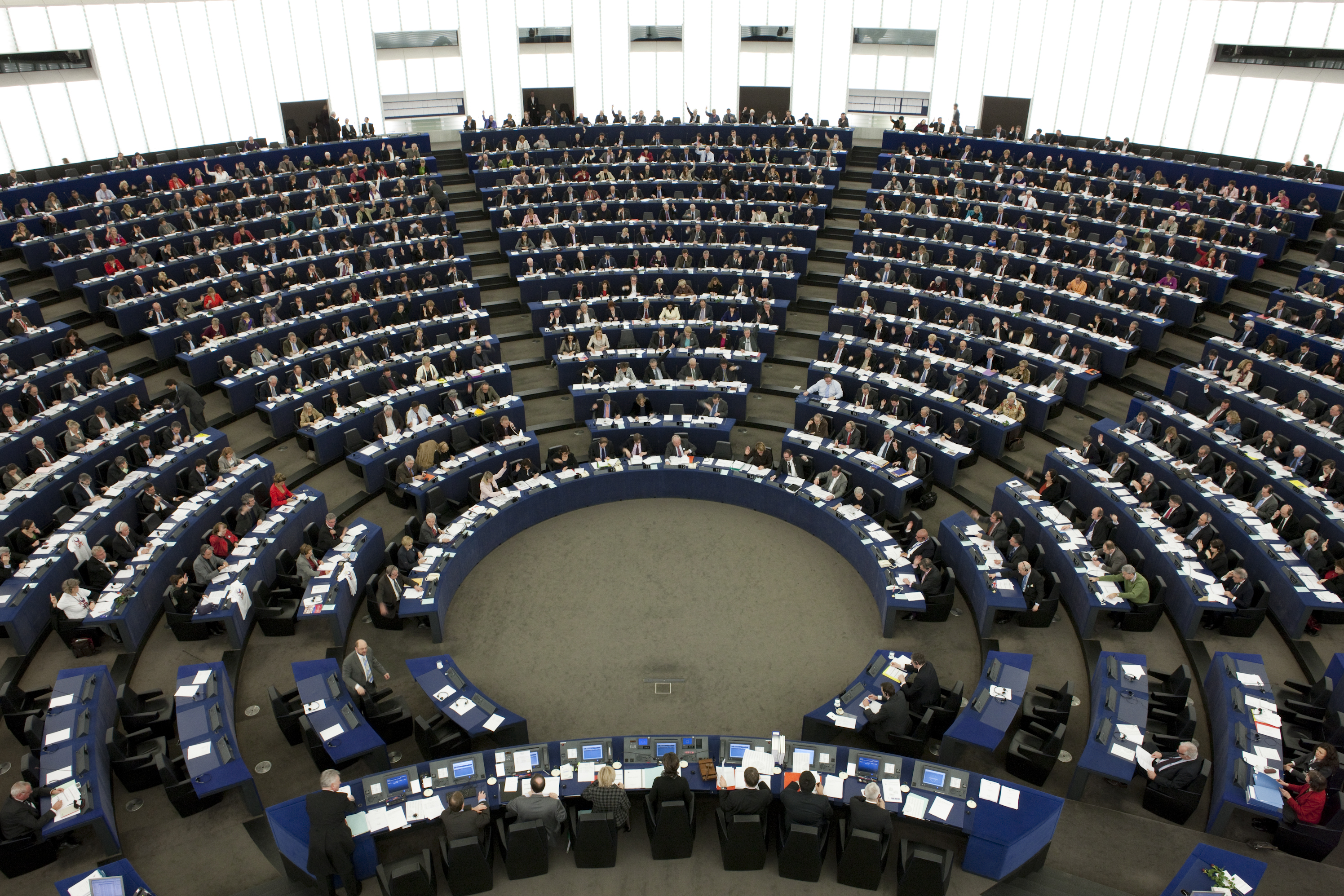 Plenary Session in Strasbourg Hemicycle