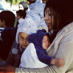 Zainab Al Khawaja With Her Children