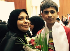 Hajar Mansoor Hassan and her son Sayed Nizar Alwadaei (both pictured), as well as a cousin, Mahmood Marzooq, face upwards of three years in prison on 30 October on trumped up charges